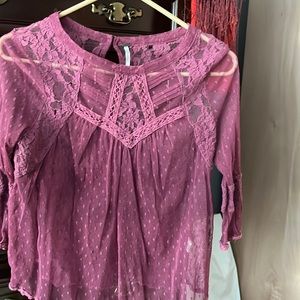 Beautiful mauve Victorian blouse